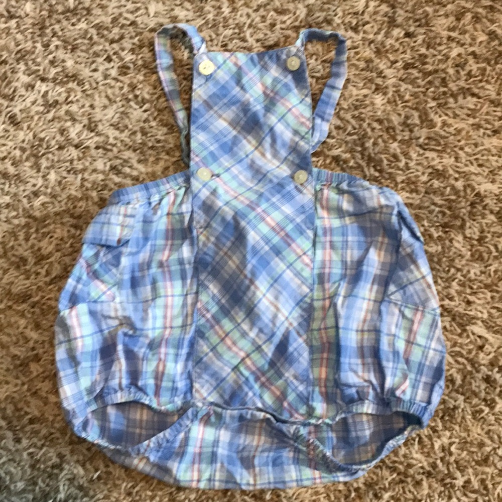 Ralph Lauren plaid romper